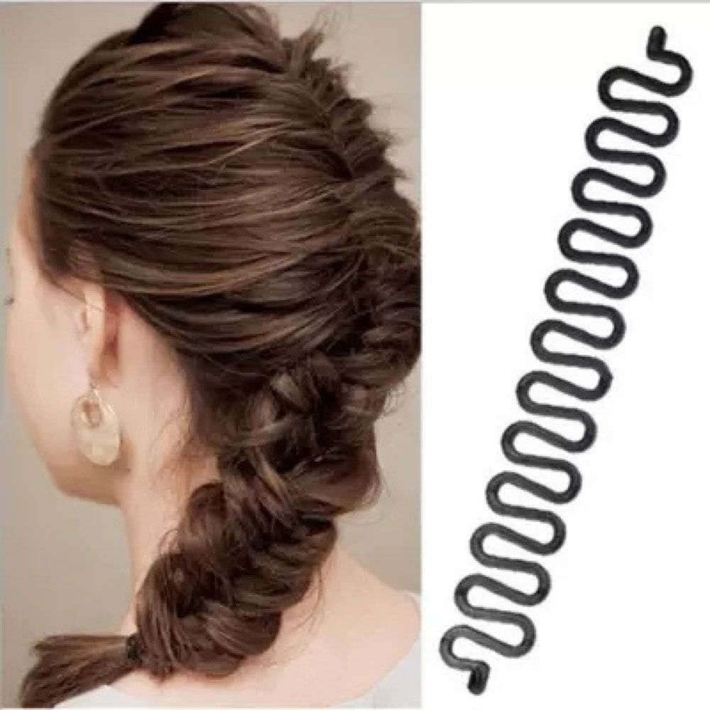 DIY Ponytail  Hair Braid Tool Hair Styling  Twist Curler Bun Roller Maker