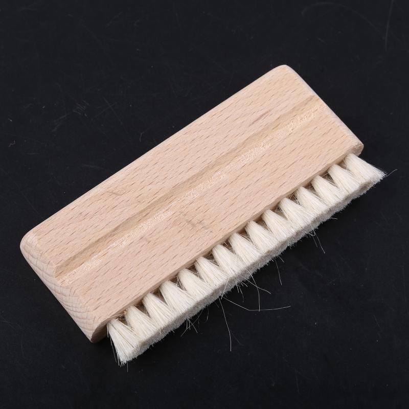 Anti-static Goat Hair Wood Handle Brush Cleaner for Cd Player Turntable