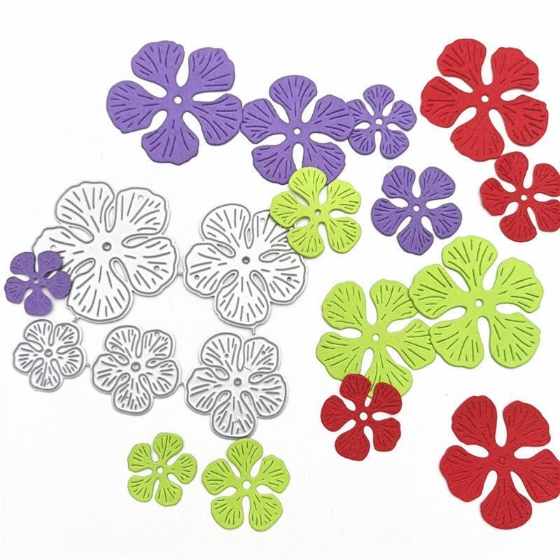 Flower Petals Metal Cutting Dies Stencil DIY Scrapbooking Album Paper Template