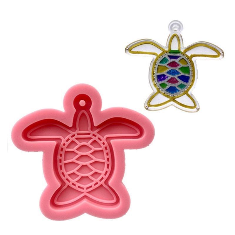 Diy Tortoise Keychain Mold Epoxy Crystal Silicone Mold Customized Mold Silicone