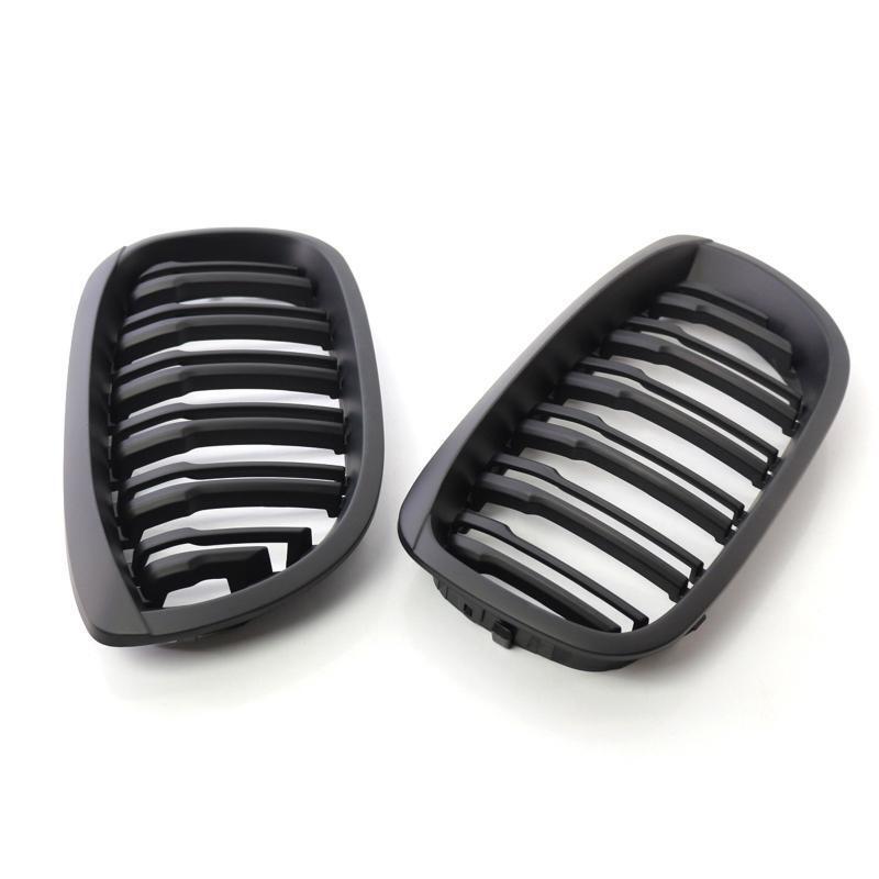 2x For BMW3 Series E46 Coupe 2 Door 03-05 LCI Front Twin Bar Grilles 51137064317