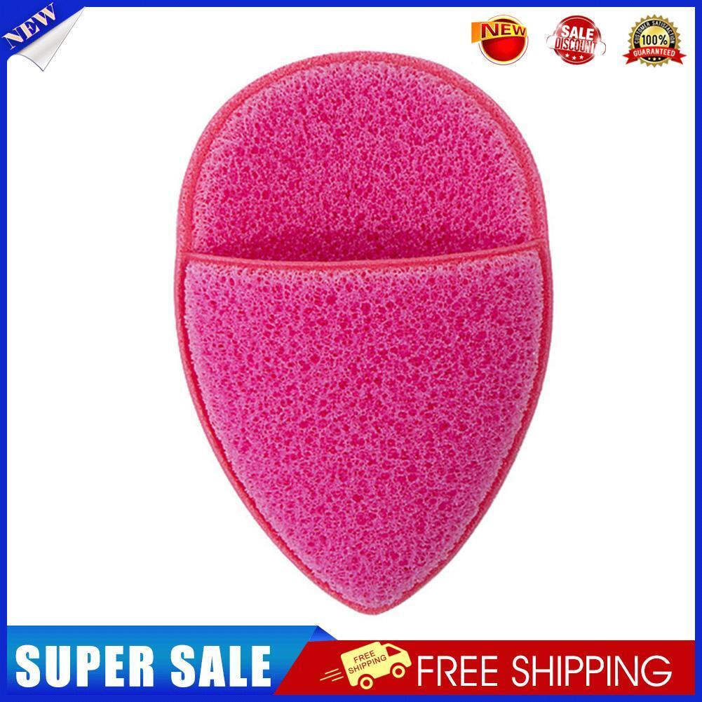 Water Drop Shape Beauty Makeup Sponge Face Cosmetic Powder Puff (Rose Red)