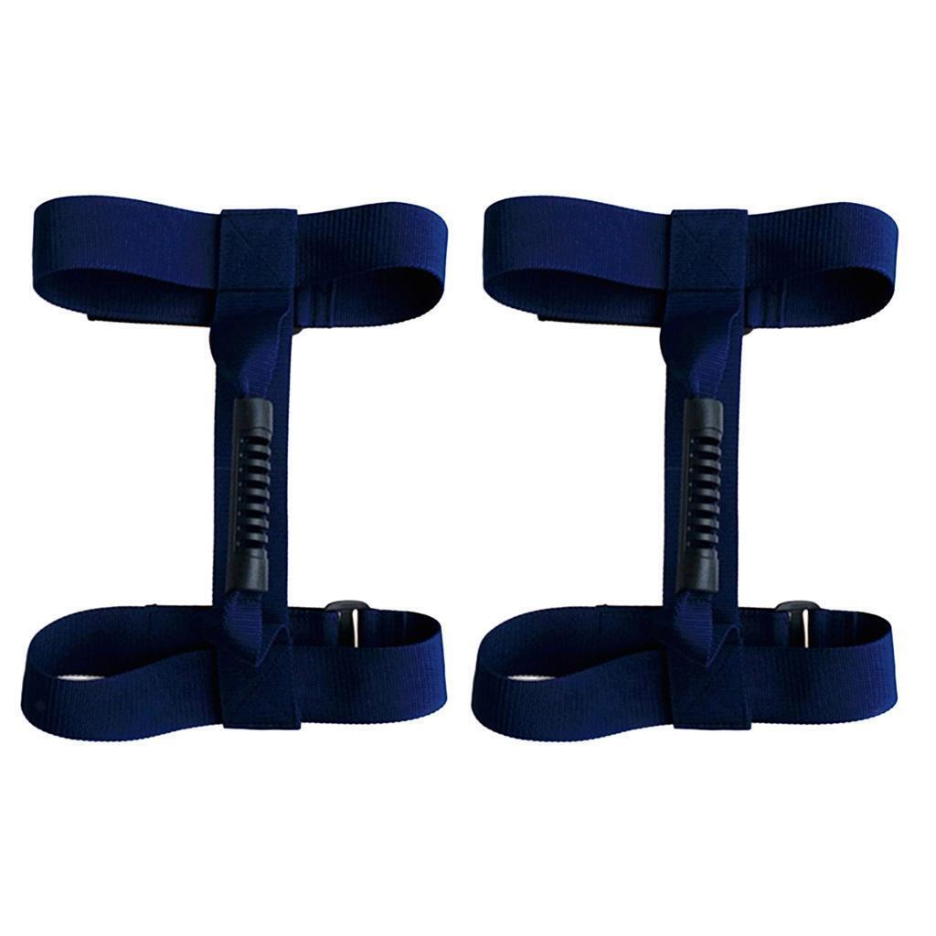 2x Adjustable Tank Air Cylinder Carrier Strap Scuba Diving Dive Equipment