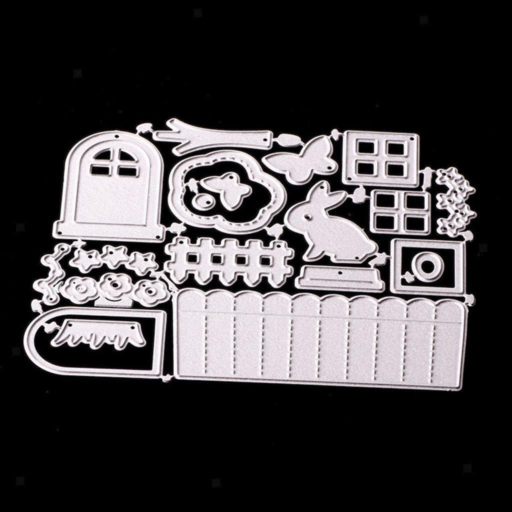 Garden Metal Cutting Dies Scrapbooking Album Paper Embossing Decoration DIY