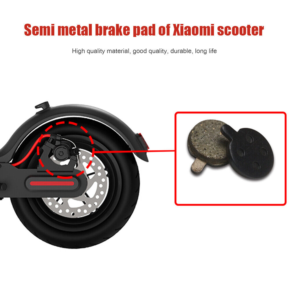 2 Pair Electric Kick Scooter Friction Plates Disc Brake Pads for M365 Pro