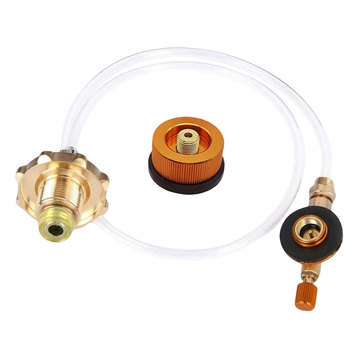 Propane Refill Adapter Flat Cylinder Tank Gas Tank Connector for Stove