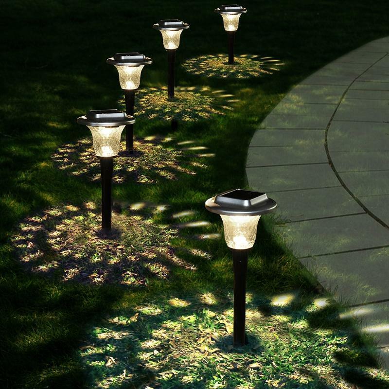 Waterproof Street Lamp Gate Corridor Underground Light 2Pcs Outdoor Solar Light