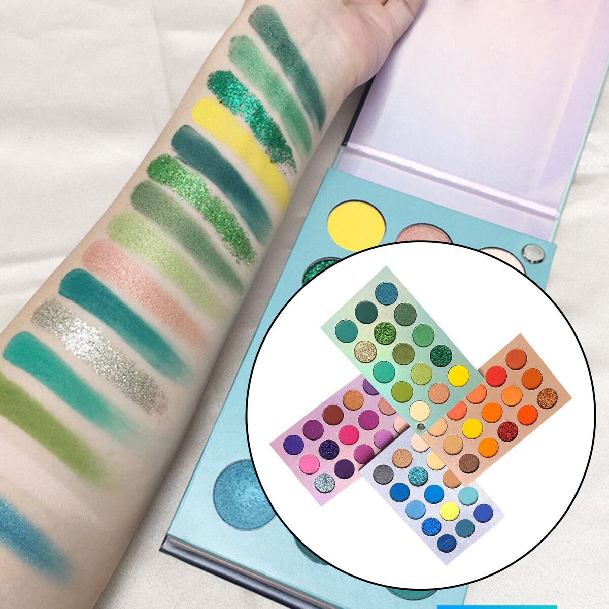 High Pigment Eye , Matte Shimmer Metallic Eye Shadow ,
