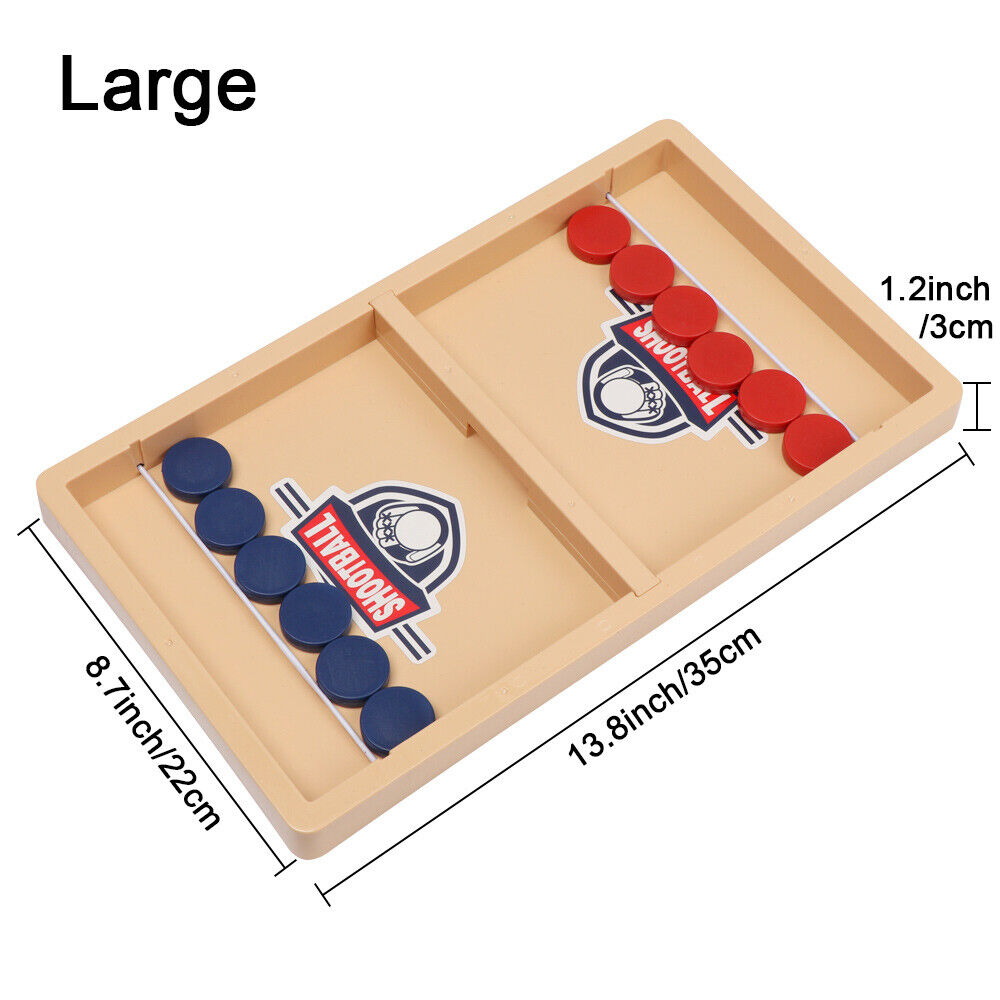 Ice Hockey Battle Board Game Fast Sling Puck Game Foosball Game Bumper Chess