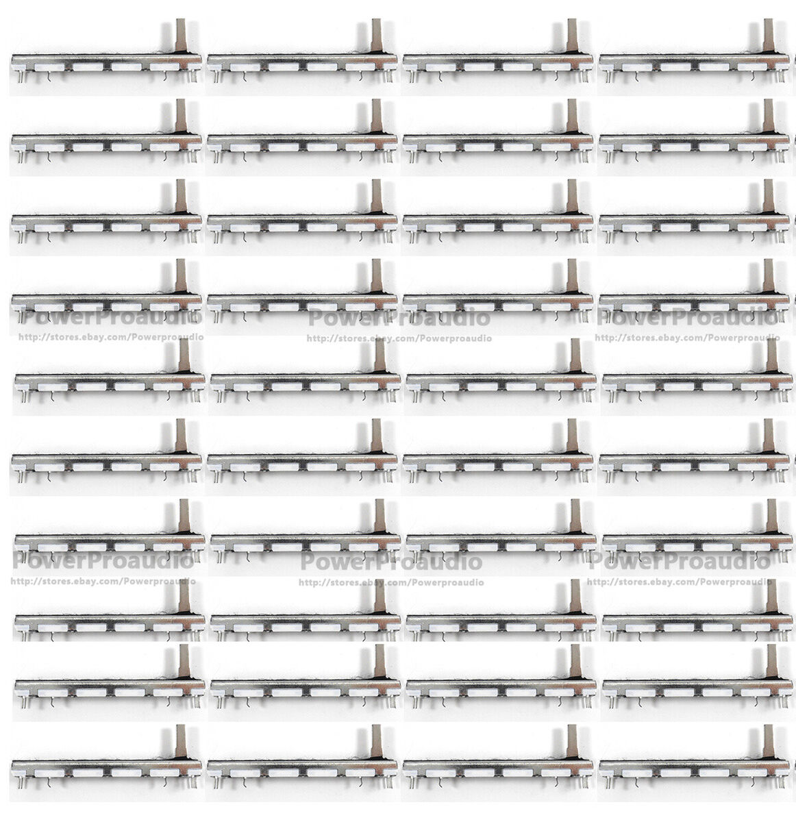 40x  double mixer fader MG166CX-USB 75mm A20Kx2 A20K A203 for Yamaha stroke 60mm