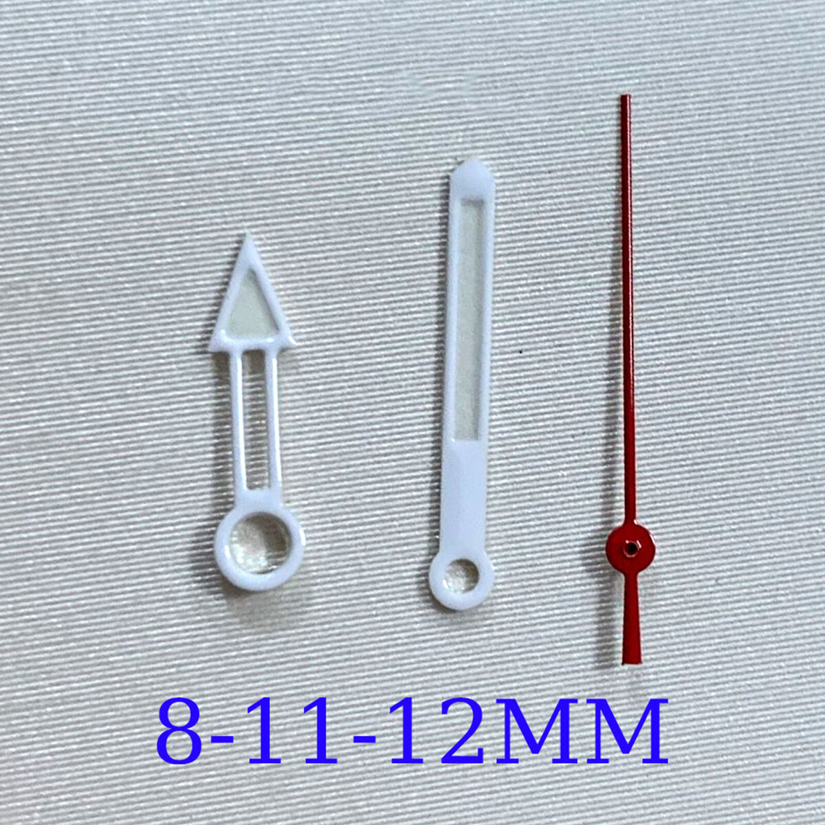 Upgrade White Red Watch Hands w/Green Luminous for NH35/NH36/4R36 Watch Movement