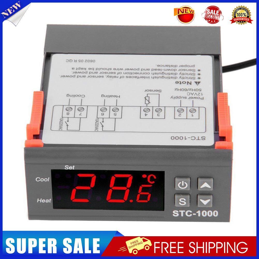 STC-1000 Electronic Digital Temperature Controller Thermostat (DC 12V)
