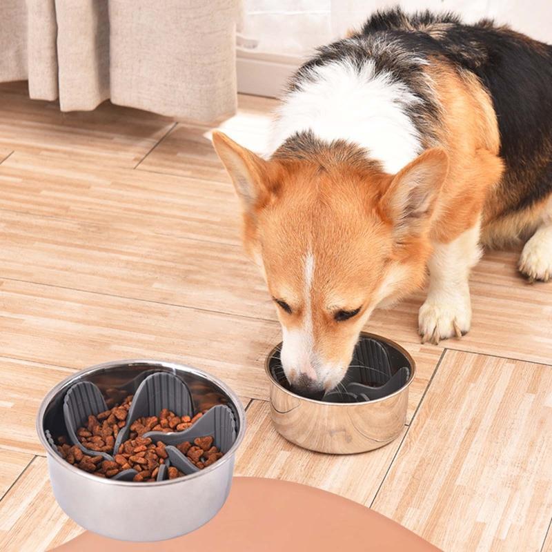 Strong Suction Slow Feeder Insert Slow Feeder Dog Bowls Insert Pet Supplies