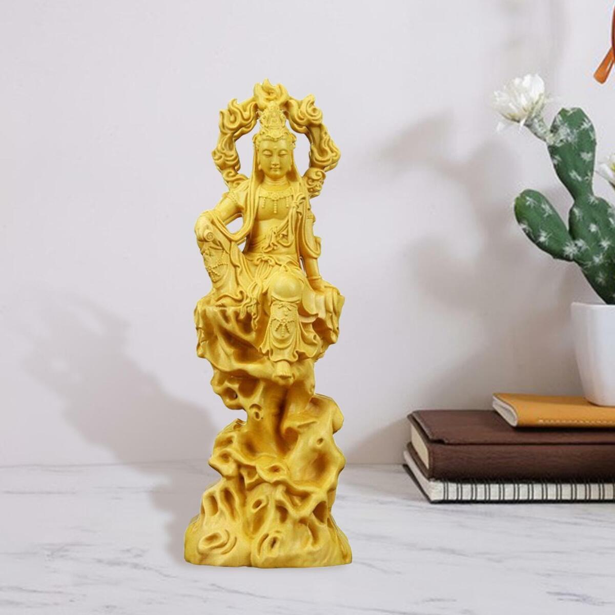 Guanyin Statue Enshrined Decor  Wall Sculpture  House