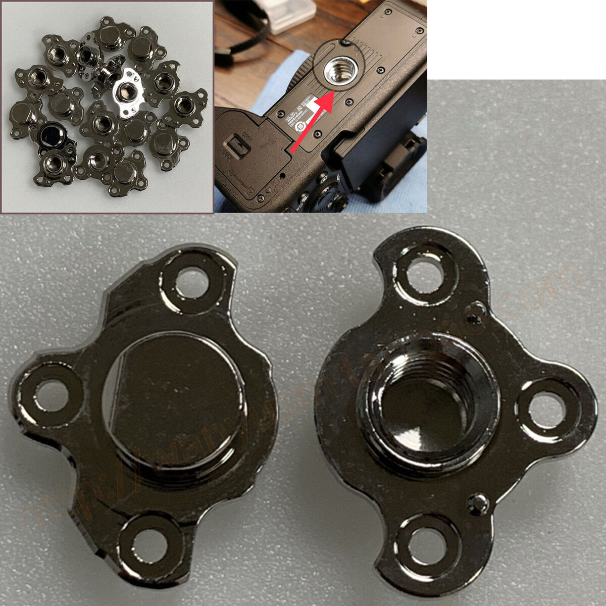 For Sony ILCE-A7M4 A7R4 7R4A Camera Bottom Tripod Pod Fixed Plate Base Screw A2U