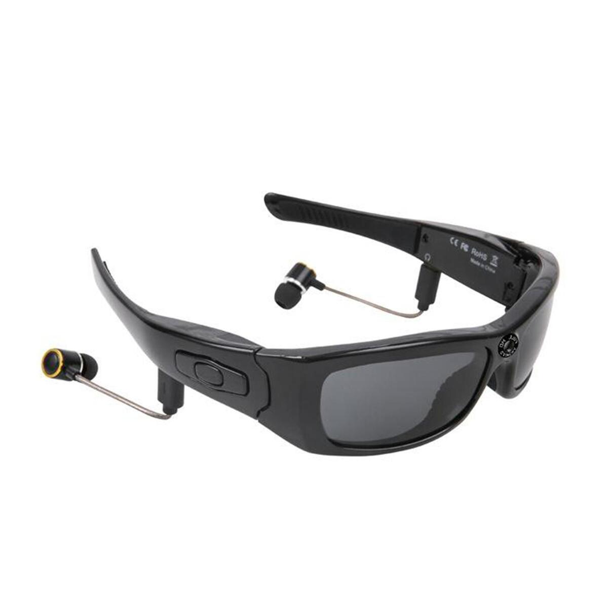 harayaa Wearable  Sunglasses Headphone Camera Wireless Glasses Mini DV