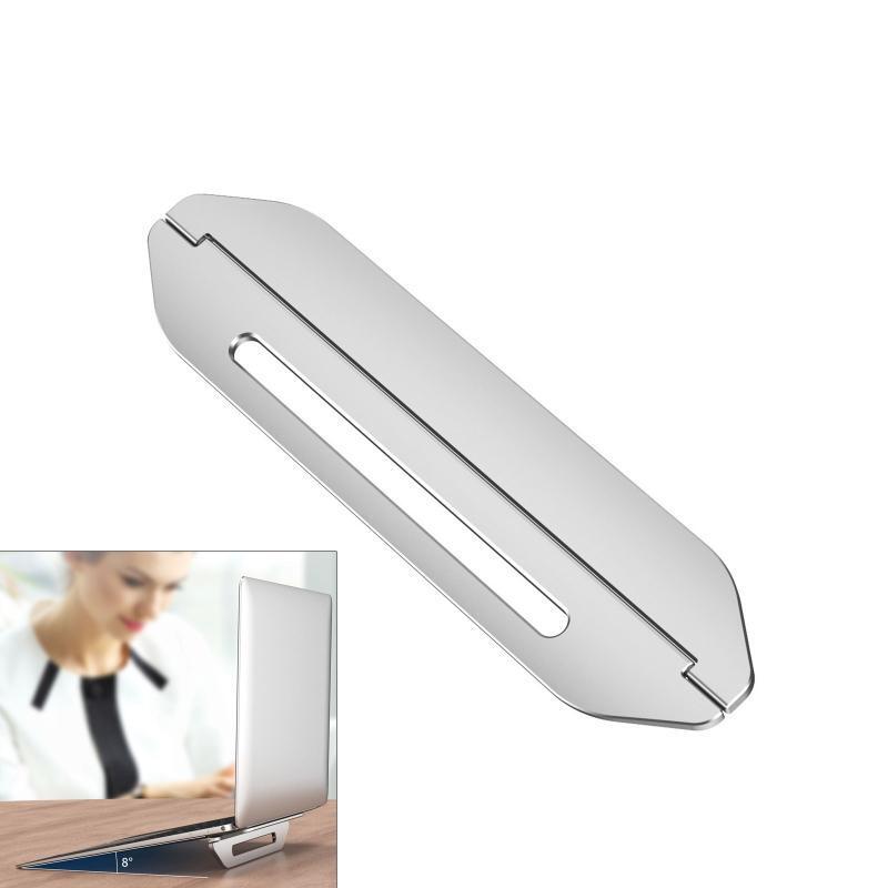 Foldable Cooling Premium Aluminum Notebook Stand Small Invisible Laptop Riser
