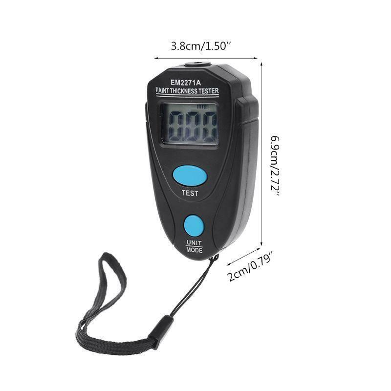 EM2271A Digital Fe/NFe 0.00-2.20mm Thickness Tester Car Auto Paint Coating Gauge