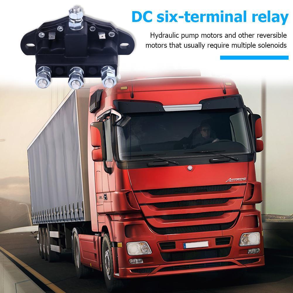 6 Post Relay Winch Motor Reversing Solenoid Switch for Construction Truck