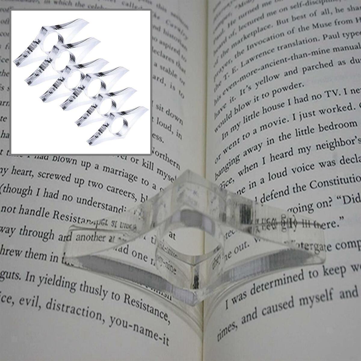 6x Thumb   Holder Bookmark  Reading Accessories for Gifts