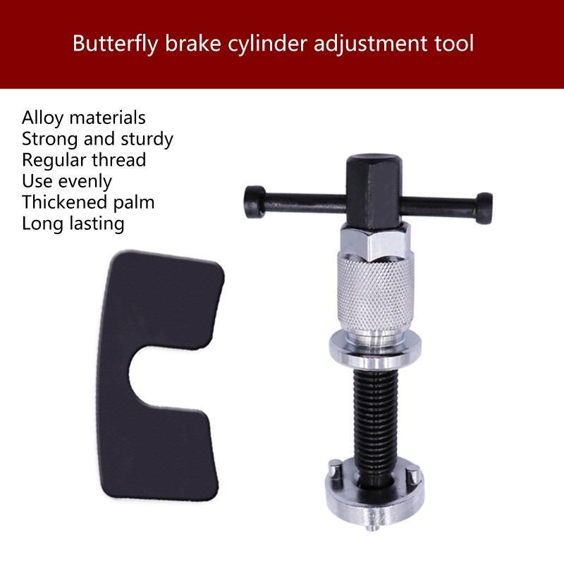Right Handle Set Brake Caliper Wind Back Tool Handed Thread Compression Dual Pin