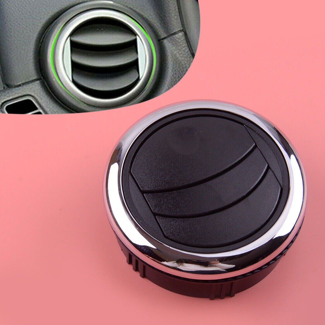 75mm Knob Style ABS Round A/C Air Conditioning Outlet Vent for RV Bus Boat
