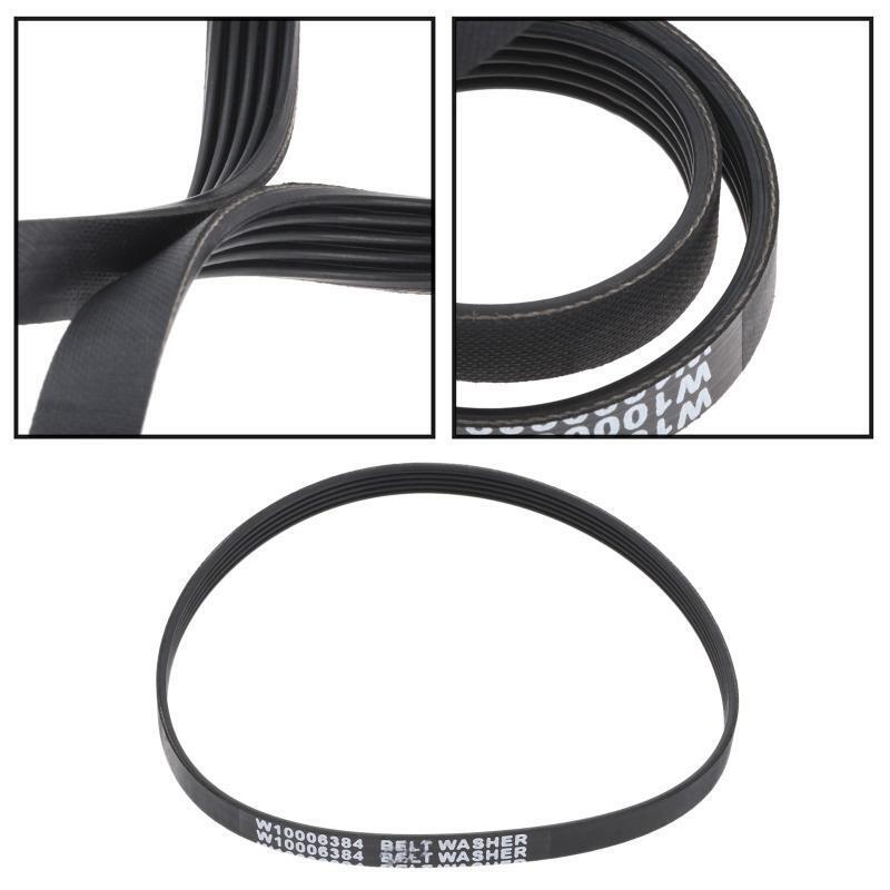 11.7mm Width W10006384 Washer Drive Belt 5EPJ556 for Whirlpool 1871380 AH2579381