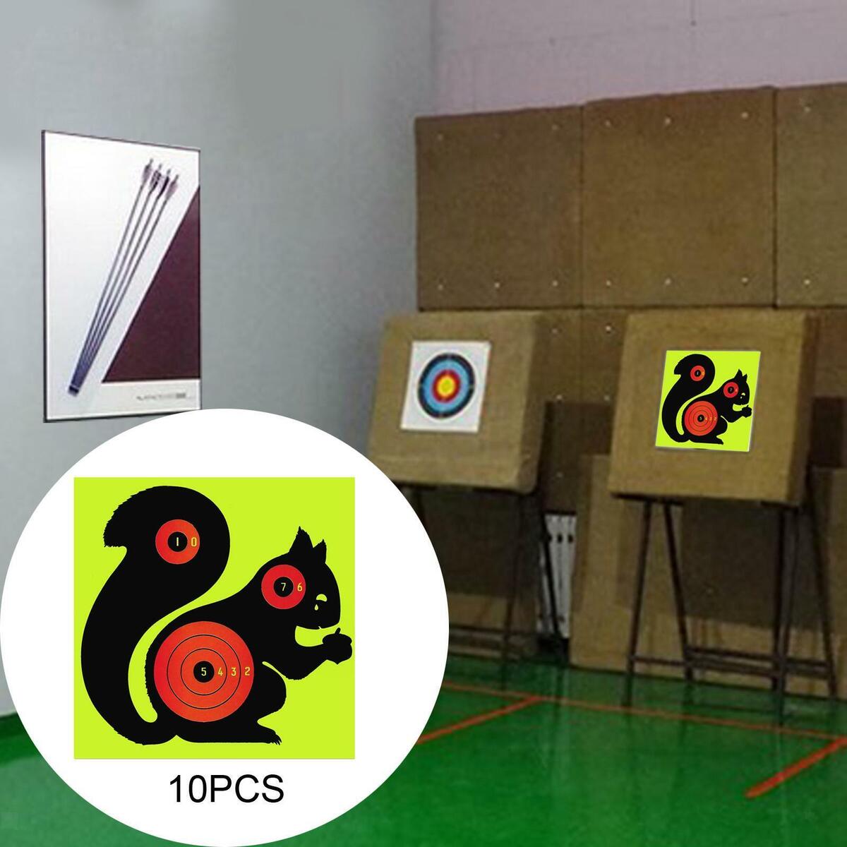 10Pack 20cm  Paper Target  Targets Aim Object  Training