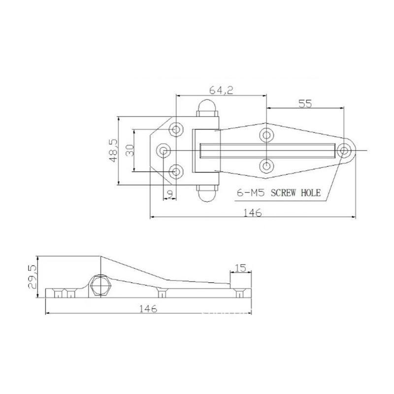 Cold Storage Door Hinge Hardware Cabinet Industrial Hinge Freezer Door Hinge