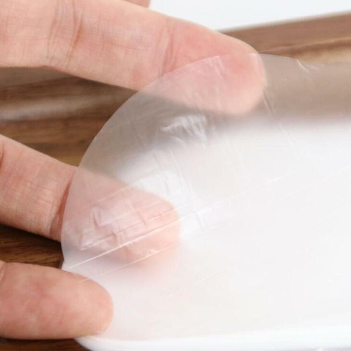 of 200 Disposable Neck Wrap  Beauty Transparent Plastic Film Neck