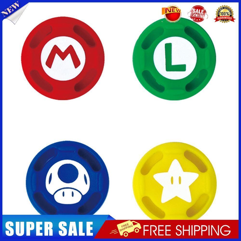 4pcs Silicone Analog Thumb Stick Grip Caps for Nintend Switch NS Controller