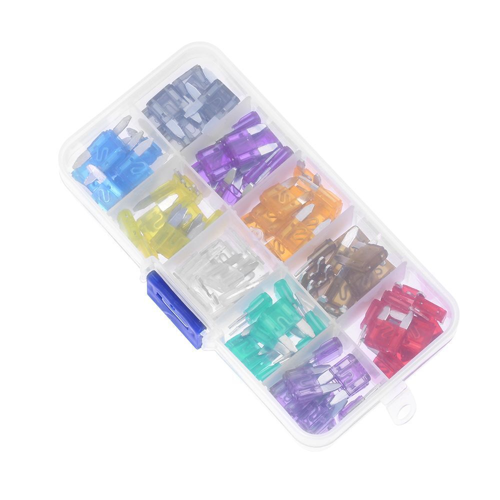 Truck Motorcycle AUTO Blade FUSES Kit Car Fuse  Assortment Case Assorted