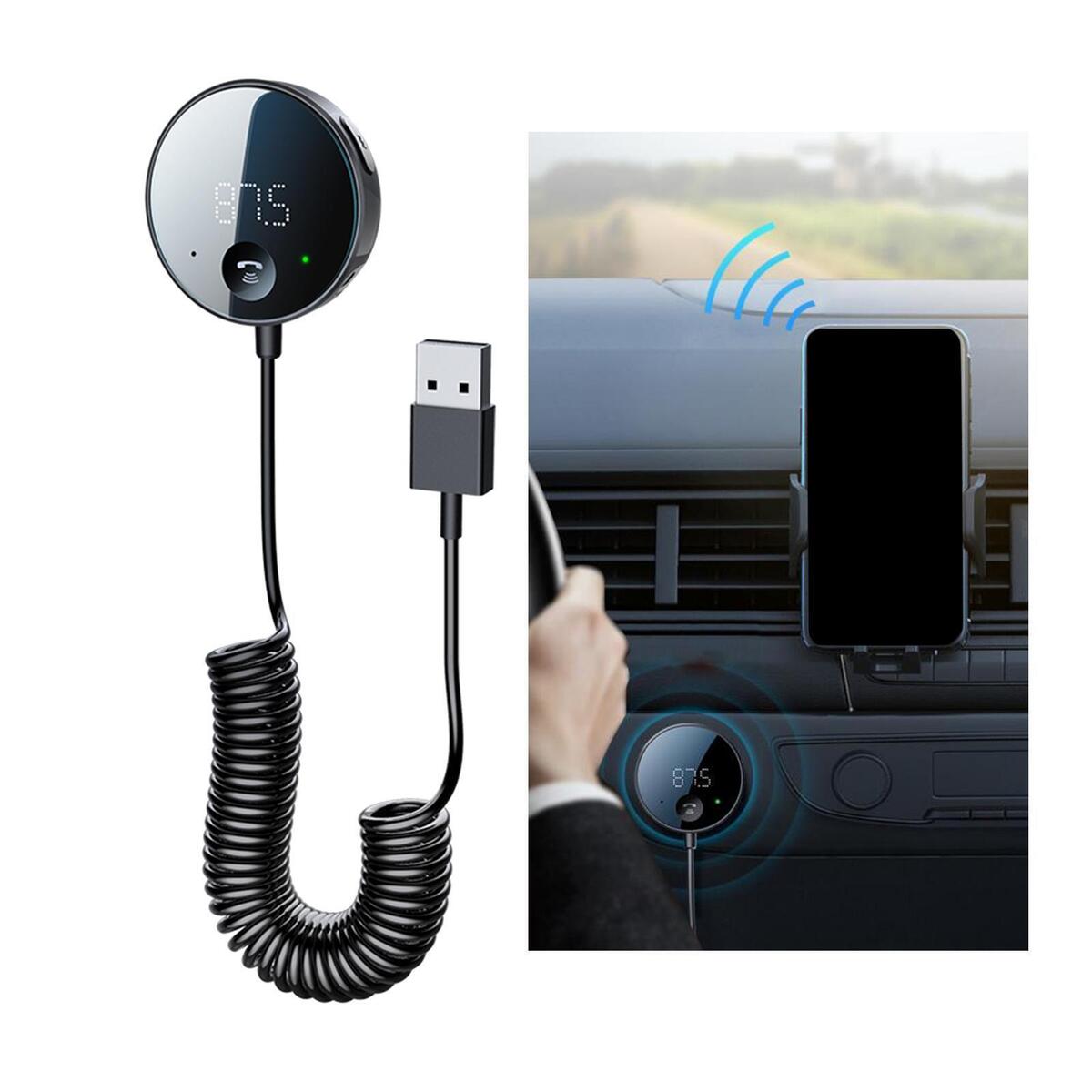 Car MP3 Music Player TF Card Play Audio Receiver for Phones Audio Players