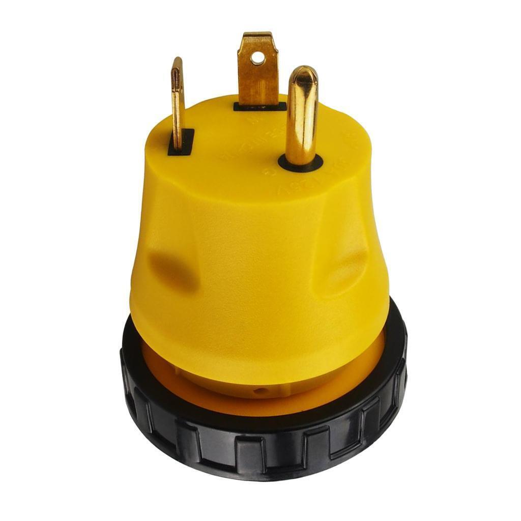 RV Generator Power Adapter 30AMP Male 3-Prong Plug To 30 AMP Female
