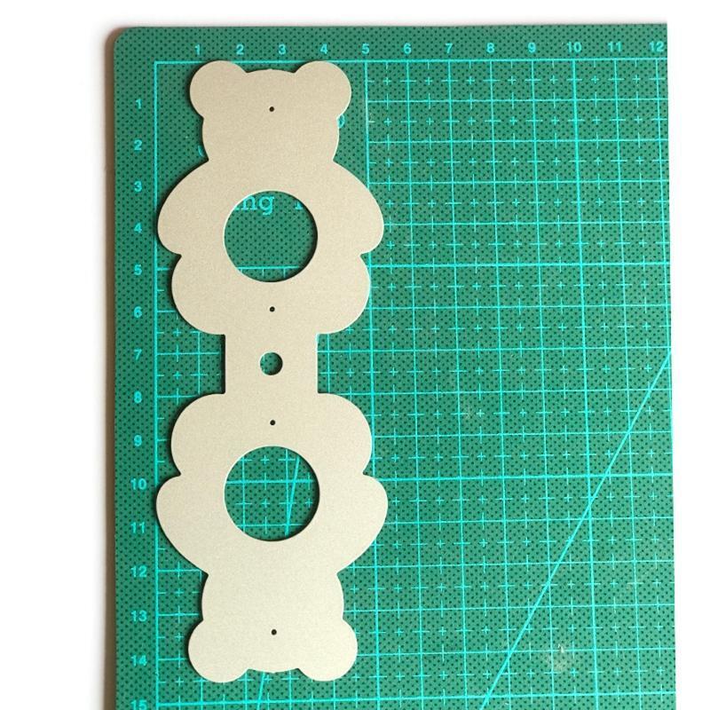 Bear Lollipop Chocolate Holder Cutting Dies DIY Crafts for Family Party Diary