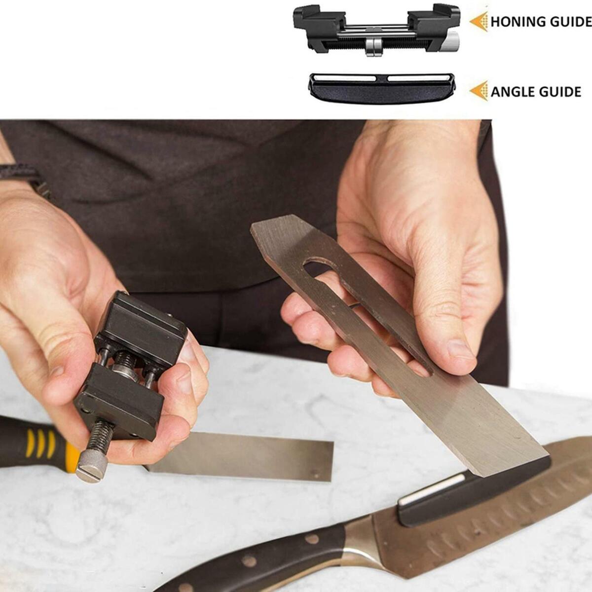 Honing Guide for Chisels and Planes Fixed Angle Holder Abrasive Tool