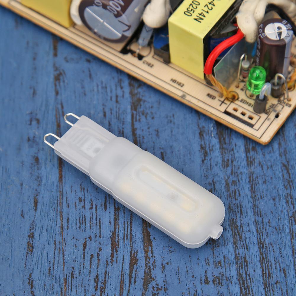 G9 LED Light Dimming 6W AC 220V-240V 24 SMD 2835 LED Bulb Lamp (White)
