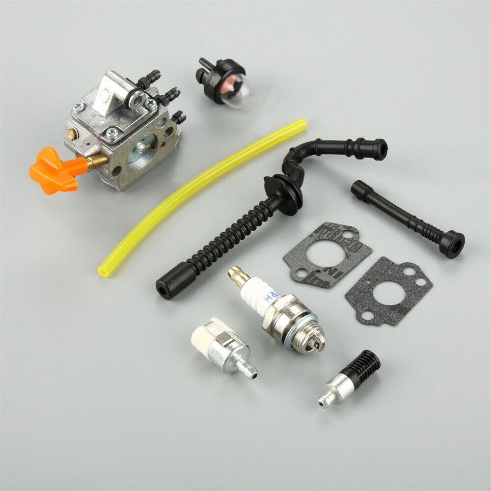 Chainsaw Parts Carburetor Gaskets Fuel Filter Kit For Stihl MS192 MS192T MS192TC