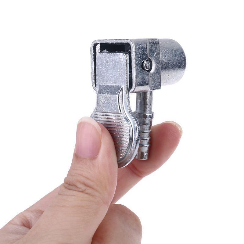 Mini Air Compressor Inflator Tyre 1/4 in Lock Chuck Hose End with Barb Connector