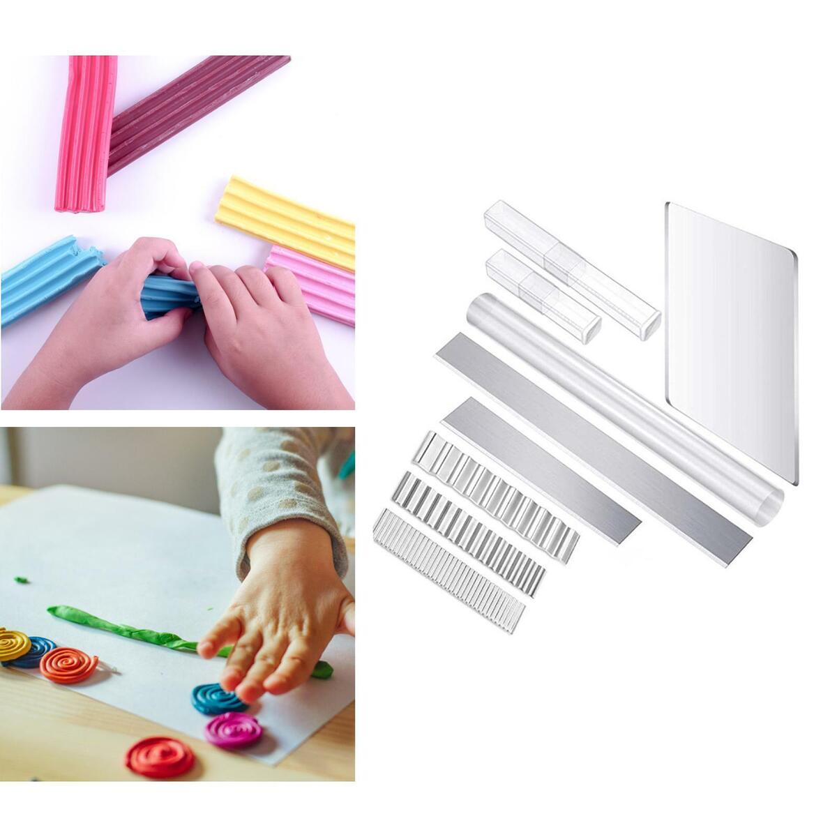 Acrylic Clay Roller Set 9Pcs/Set Shaper  Shaping Sculpture Making