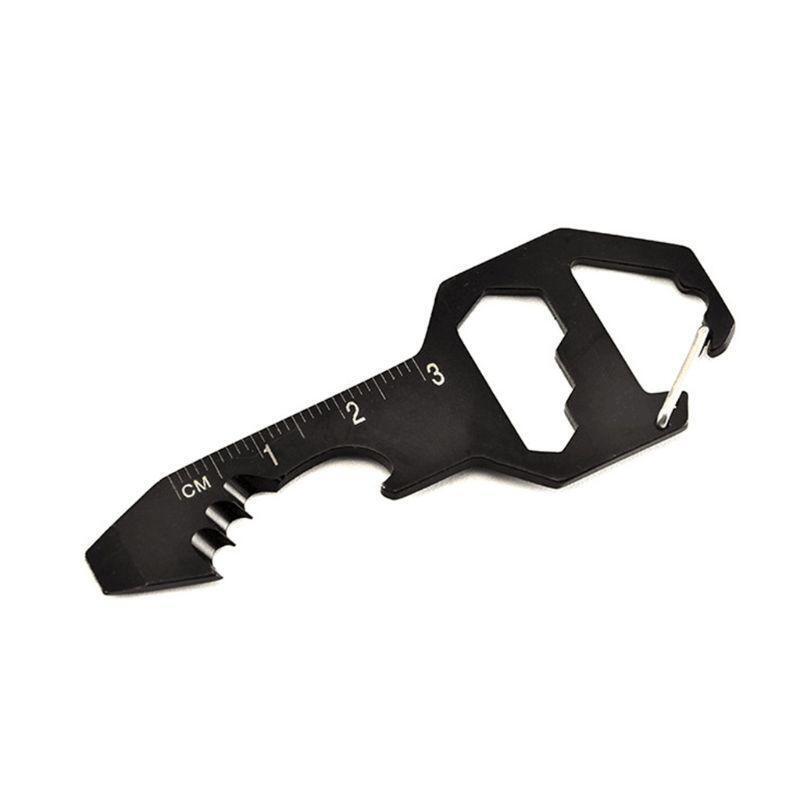 Keychain Bottle Opener Multi Tool 6 Tools in 1 Carry Pocket and Backpack Tool
