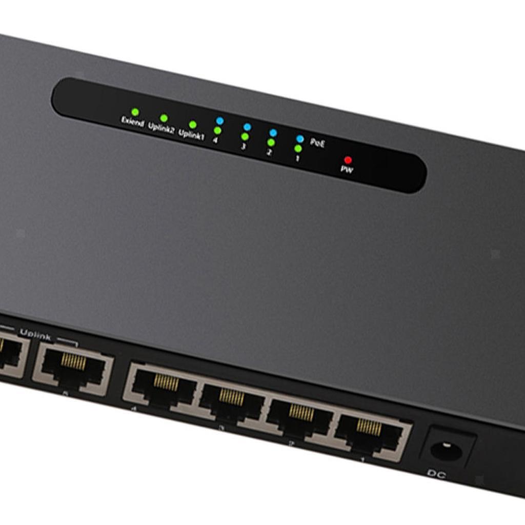 6 Port Gigabit Fast Ethernet Switch 10/100/1000Mpbs Lan Poe Power Switch for NVR