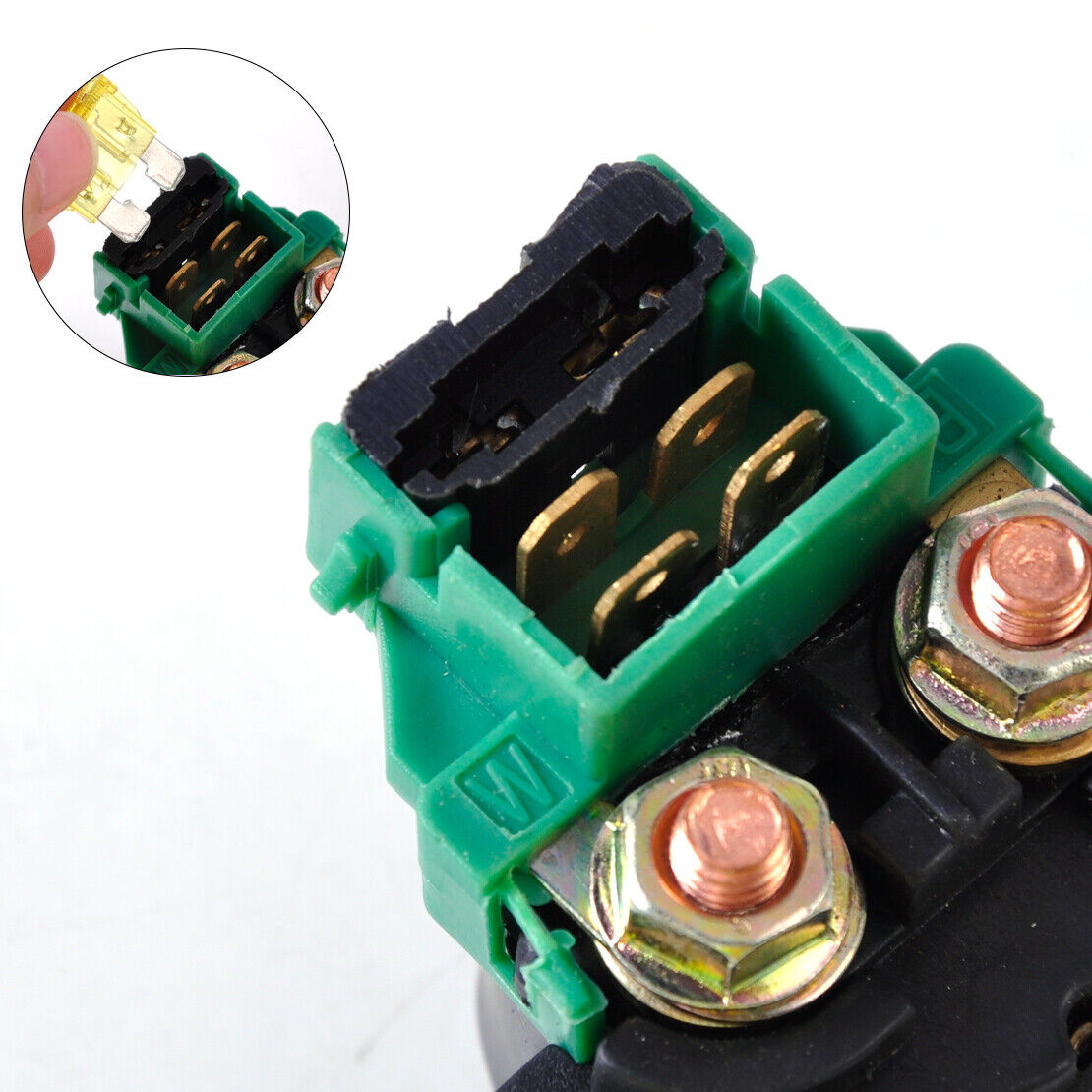 Motorcycle Starter Relay Solenoid fit for Kawasaki ZX600 NINJA 600R 1988-1997 Li