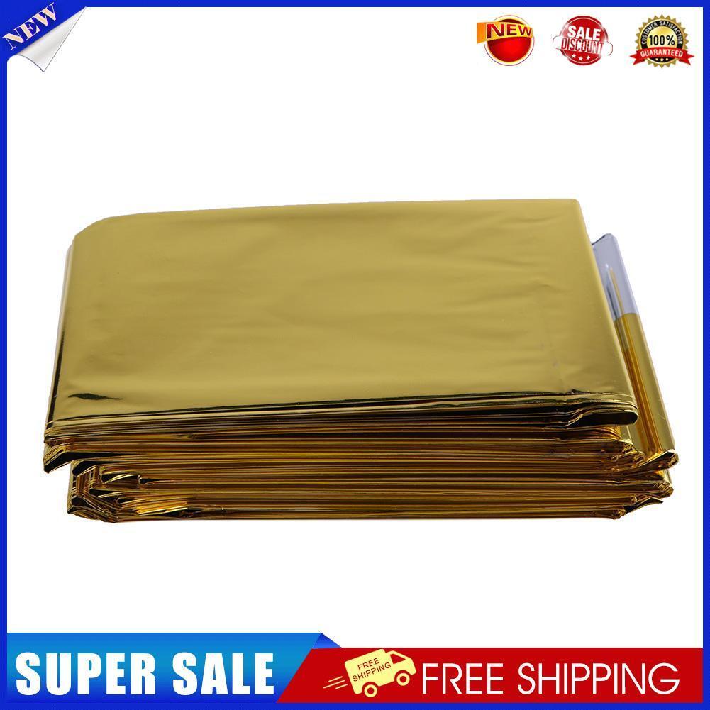 210x160cm Waterproof Outdoor Emergency Survival Rescue Blanket Thermal Foil