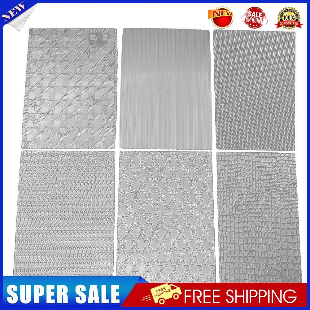 6pcs Fabric Cake Texture Mat Sugar Craft Decoration Fondant Cake Mold Tools