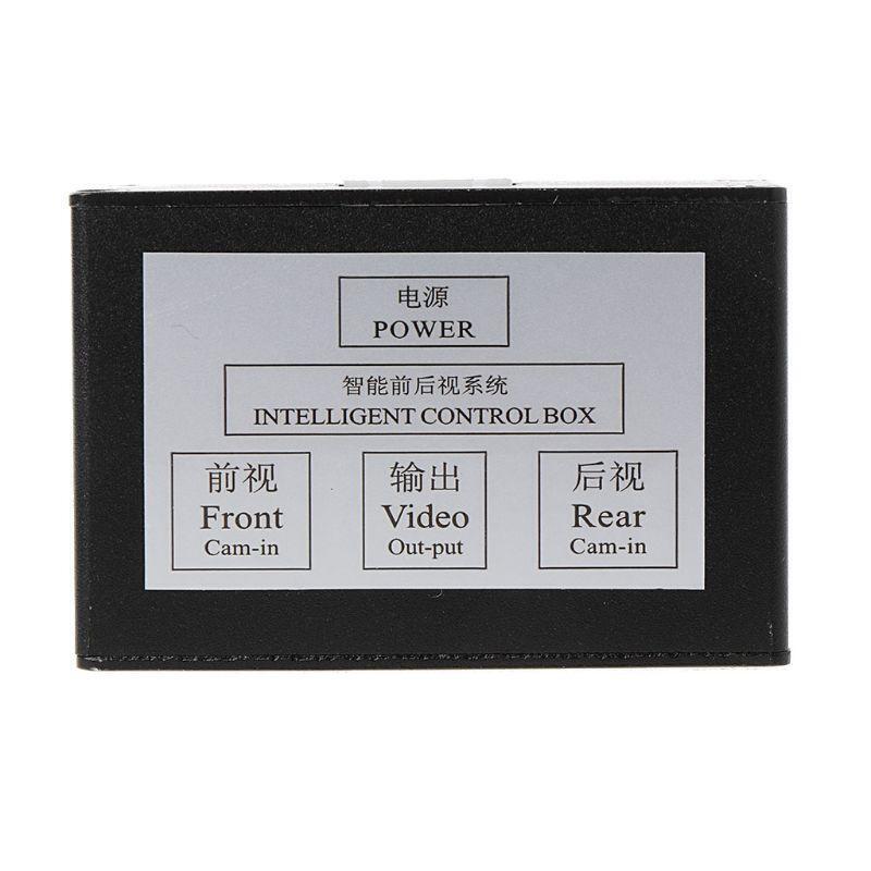 Vehicle Reversing System Two-Way Control Box Front Rear View Channel Converter