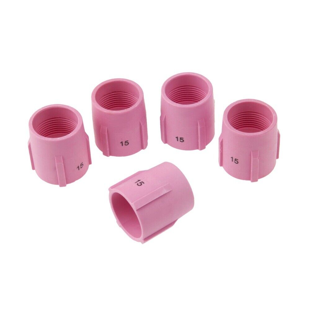 TIG Welding Alumina Ceramic Cup Collet Body Back Cap for WP9/17/18/20/26 Torch