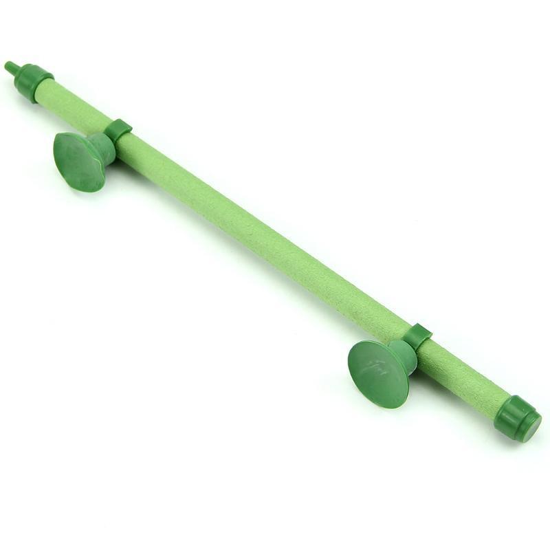 Green Fish Tank Aquarium Decor Air Stone Bubble Wall Tube 7" 10" 14" 18" 23" 28"
