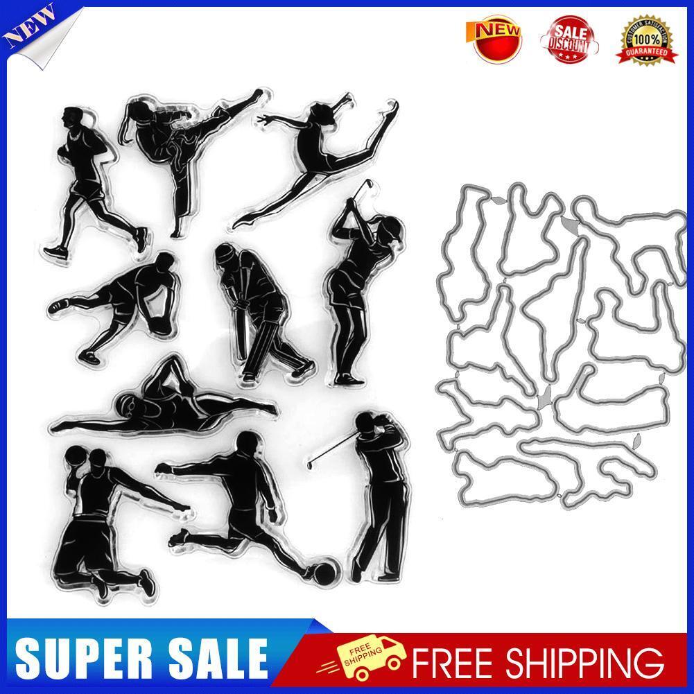 Sports Metal Cutting Dies Mold for DIY Craft Making Scrapbook Album Stencil
