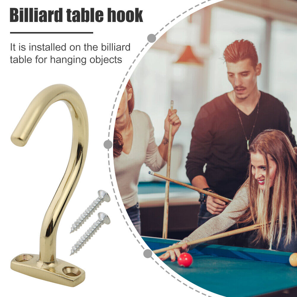 Billiard Hanging Iron Hook for Pool Table Rack Holder Snooker Accessories